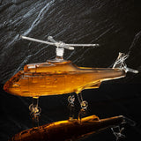 Helicopter Wine & Whiskey Decanter Black Hawk Chopper 750ml