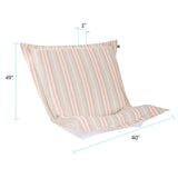 Indoor/Outdoor Puff Scroll Chair Dune Terra Cover Only