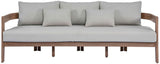 Newport - Water Resistant Fabric 86.75" Upholstered Outdoor Patio Sofa