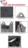 Dual Hamper Door Hanging Bag with Space-Saving Compartments