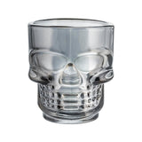 Set of 6 Skull Shot Glasses – 1.75 oz Glass Novelty Drinkware for Halloween Parties, Cocktail Bars & Home Decor