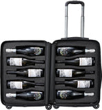 Wine Bottle Suitcase | Holds 10 Standard 750 ML
