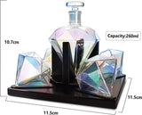Diamond Iridescent Whiskey and Wine Decanter, 750ml