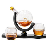 Middle Earth Decanter Set with Gold Ring