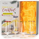 Straw Wine Glass, Spiral Vampire Wine Glass | 16oz