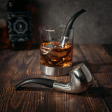 Pipe Whiskey Chillers, Gentlemen Pipe Set of 2