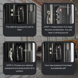 Wine Bottle Suitcase Aluminum | Holds 12 Standard 750 ML Bottles (26 IN)