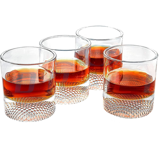The Wine Savant Golf Ball Whiskey Glasses Set (4 pack)