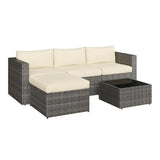 Wholesale 5-Piece Patio Furniture Set, All Weather Wicker Patio