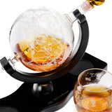 Middle Earth Decanter Set with Gold Ring