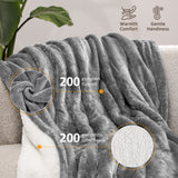 Heated Blanket King Size with Dual Control, Electric Throw