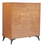 Zarif Chest Black & Walnut