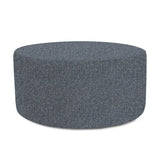 Universal Round Ottoman Cover Panama Indigo