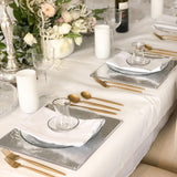 Classic Glass Cup & Saucer Set with Gold Trim