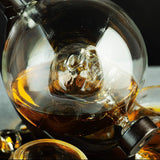 Skull Skeleton Wine & Whiskey Globe Decanter Set 850 mL