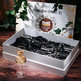 The Wine Savant Crystal Set of 6 Grappa Glasses 3oz