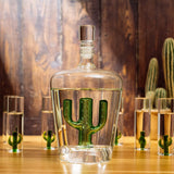 Tequila Decanter Set with Cactus Decanter (Cactus)