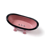 Blue Stallion Pink Mini Bathtub Soap Dish Caddy