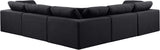 Comfy - 5 Piece Linen Modular Corner Sectional