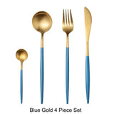 Mixora 304 Stainless Steel Gold Cutlery Set