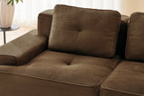 CORDELIA 117" 3-Seater Sofa with 1 Ottoman