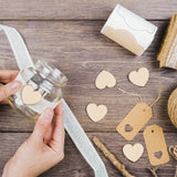 Wooden Hearts For Guest Book Alternative (Set of 75)