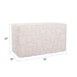 Indoor/Outdoor Universal Bench Syros Natural Cover Only