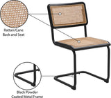 Kano Natural Rattan Mid Century Modern Dining Chair - Stylish Accent for Contemporary Spaces