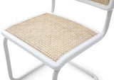 Kano Natural Rattan Mid Century Modern Dining Chair - Stylish Accent for Contemporary Spaces