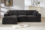 ZORVA 108" 4-Seater Sofa with 1 Ottoman