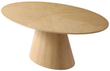 Gavin Oval Dining Table with Mid Century Design - Perfect for Stylish Entertaining in Any Space