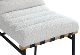 Burke Bar Stool - Stylish Contemporary Counter Stool with Soft Upholstery and Sturdy Metal Frame