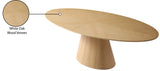 Gavin Oval Dining Table with Mid Century Design - Perfect for Stylish Entertaining in Any Space
