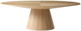 Gavin Oval Dining Table with Mid Century Design - Perfect for Stylish Entertaining in Any Space