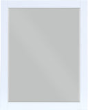 Maxine Contemporary Mirror with Rich Black Finish and Brushed Gold Accents for Elegant Decor