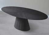 Gavin Oval Dining Table - Mid-Century Modern Design in White Oak for Stylish Dining Spaces