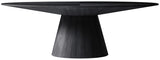Gavin Oval Dining Table - Mid-Century Modern Design in White Oak for Stylish Dining Spaces