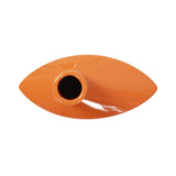 Orange Valencia Askewed Tall Bottle Vase