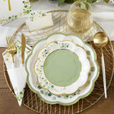 Kate Aspen Botanical Garden 62 Piece Party Tableware Set (16 Guests)