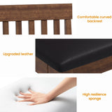 Solid Rubberwood Upholstered Dining Chair