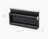 RollGrip™ Under-Shelf Stainless-Steel Kitchen Roll Holder