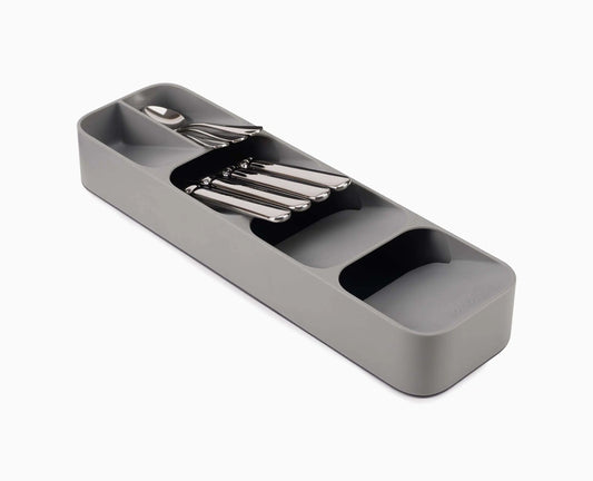 DrawerStore™ Grey Compact Cutlery Organiser