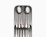 DrawerStore™ Grey Compact Cutlery Organiser
