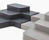 CupboardStore™ Expandable Grey Tiered Organiser