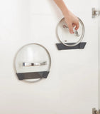 CupboardStore™ Set of 4 Grey Pan Lid Holders