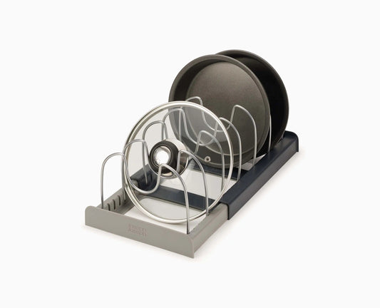 DrawerStore™ Grey Expanding Cookware Organiser