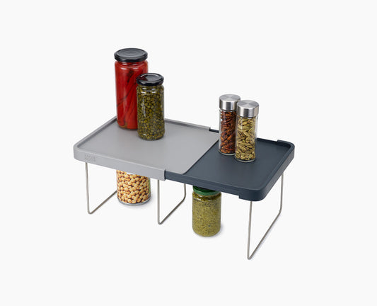 CupboardStore™ Expandable Grey Shelf