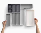Blox™ 10-piece Grey Drawer Organiser Set