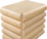 Maverick Side Table - Exquisite Ash Veneer Night Stand with Timeless Elegance for Any Room Decor