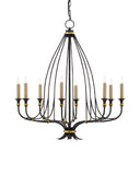 Folgate Small Black Chandelier